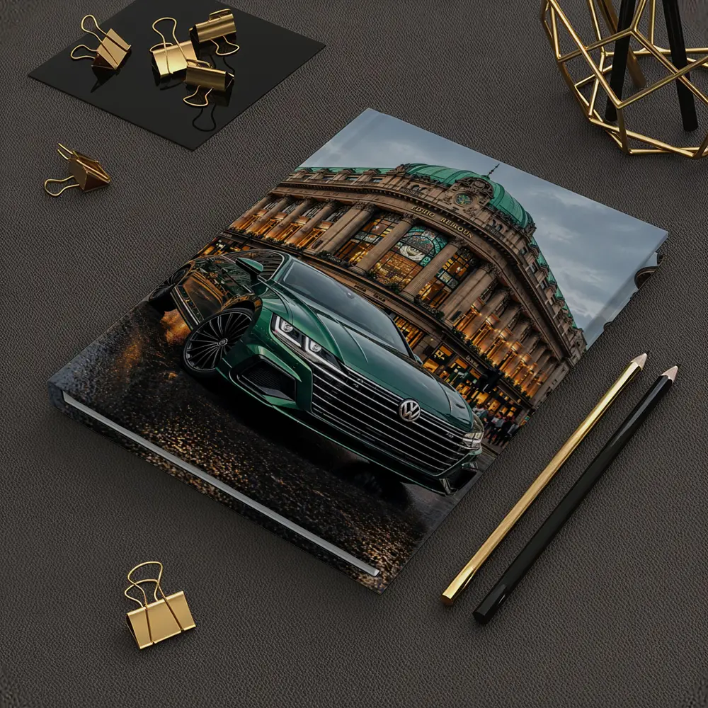 Volkswagen Arteon Green Car London Street – Notebooks