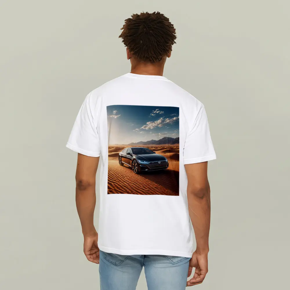 Volkswagen Arteon Sedan Desert Landscape Sunlight – T-Shirts
