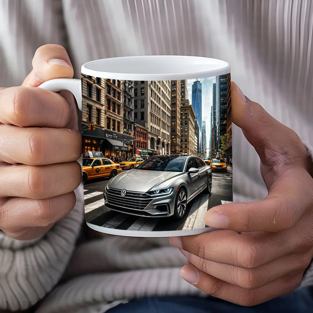 Volkswagen Arteon Silver Car New York City – Mugs