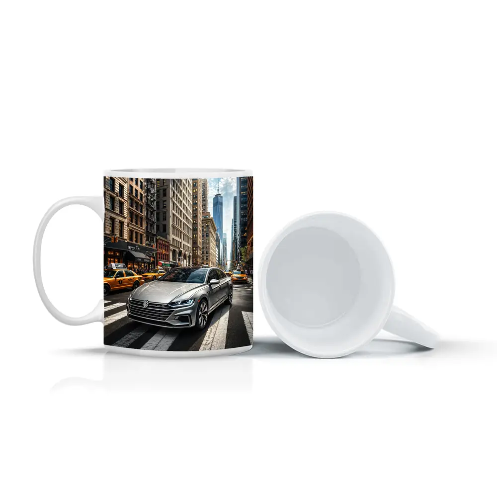 Volkswagen Arteon Silver Car New York City – Mugs