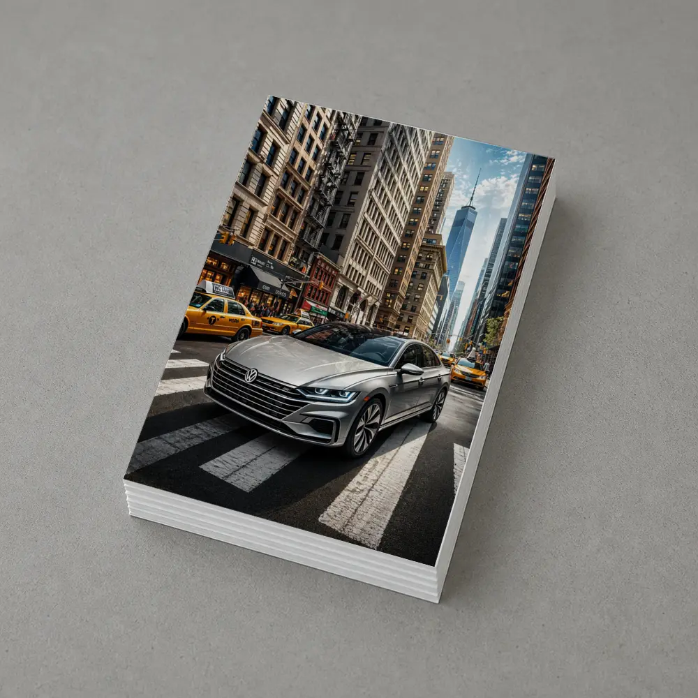 Volkswagen Arteon Silver Car New York City – Postcards