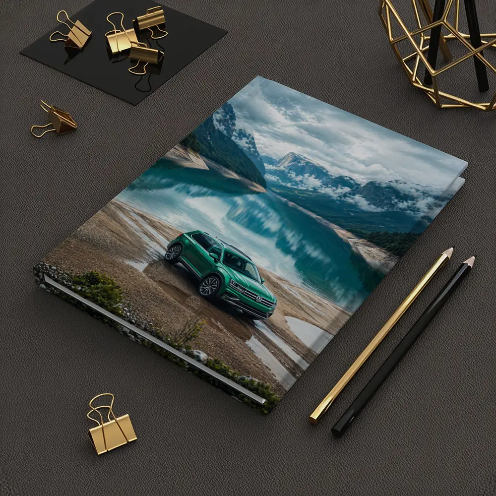 Volkswagen Tiguan Green SUV Mountain Lake – Notebooks