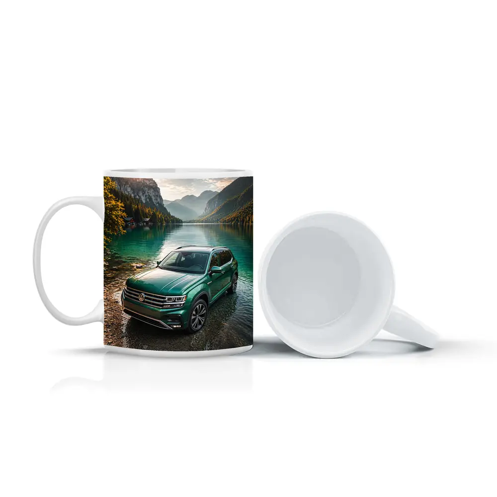 Volkswagen Atlas Green SUV Mountain Lake – Mugs