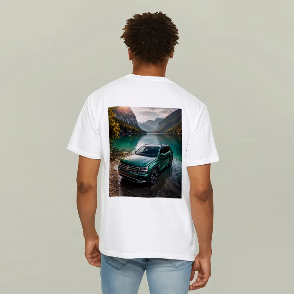 Volkswagen Atlas Green SUV Mountain Lake – T-Shirts