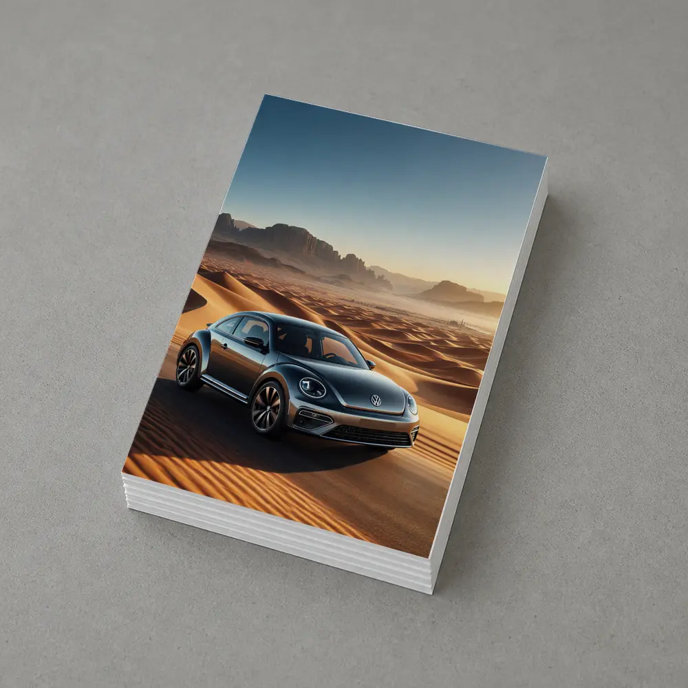 Volkswagen Beetle Desert Dunes Drive – Postcards