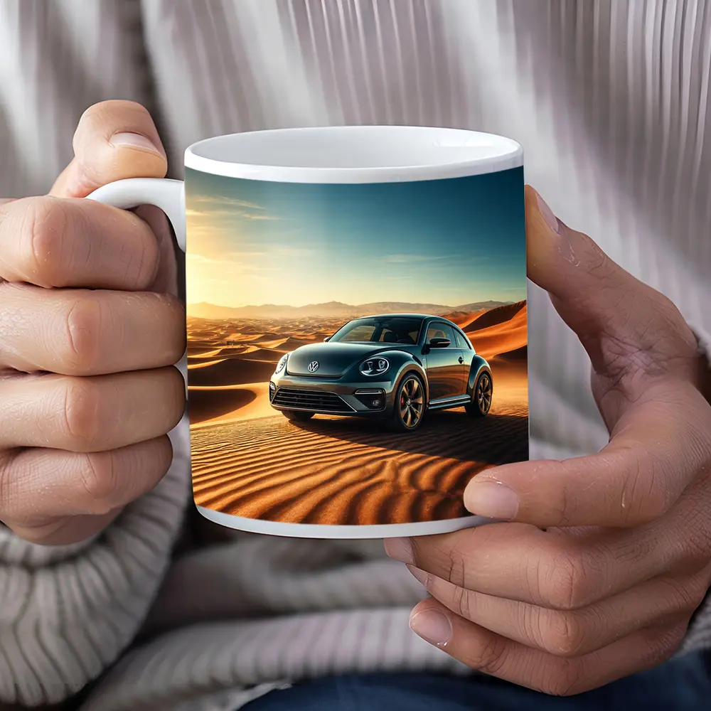 Volkswagen Beetle Desert Dunes Sunset Drive – Mugs