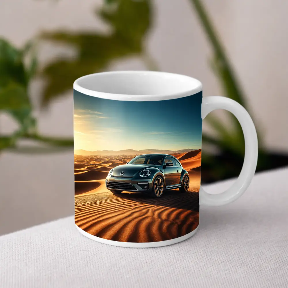 Volkswagen Beetle Desert Dunes Sunset Drive – Mugs