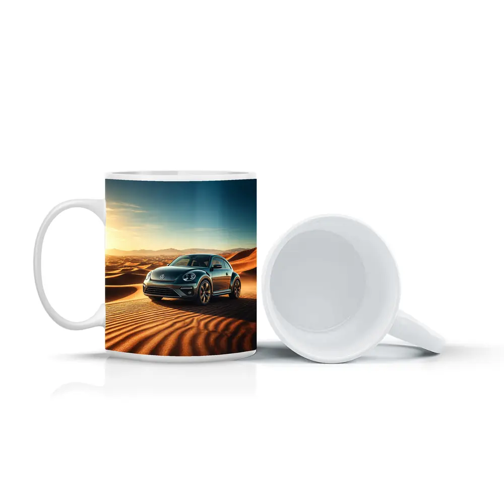 Volkswagen Beetle Desert Dunes Sunset Drive – Mugs