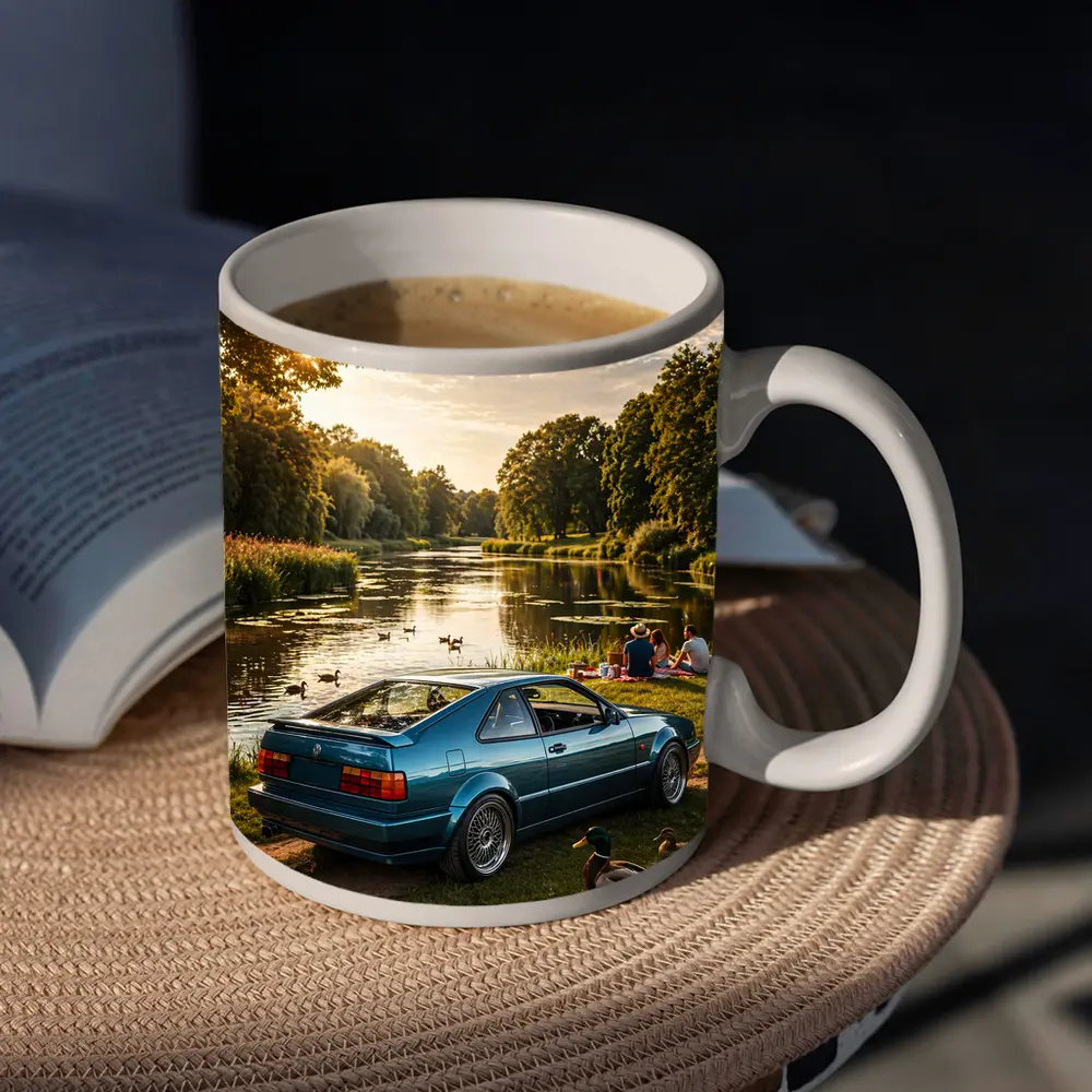 Volkswagen Corrado Blue Coupe by River – Mugs