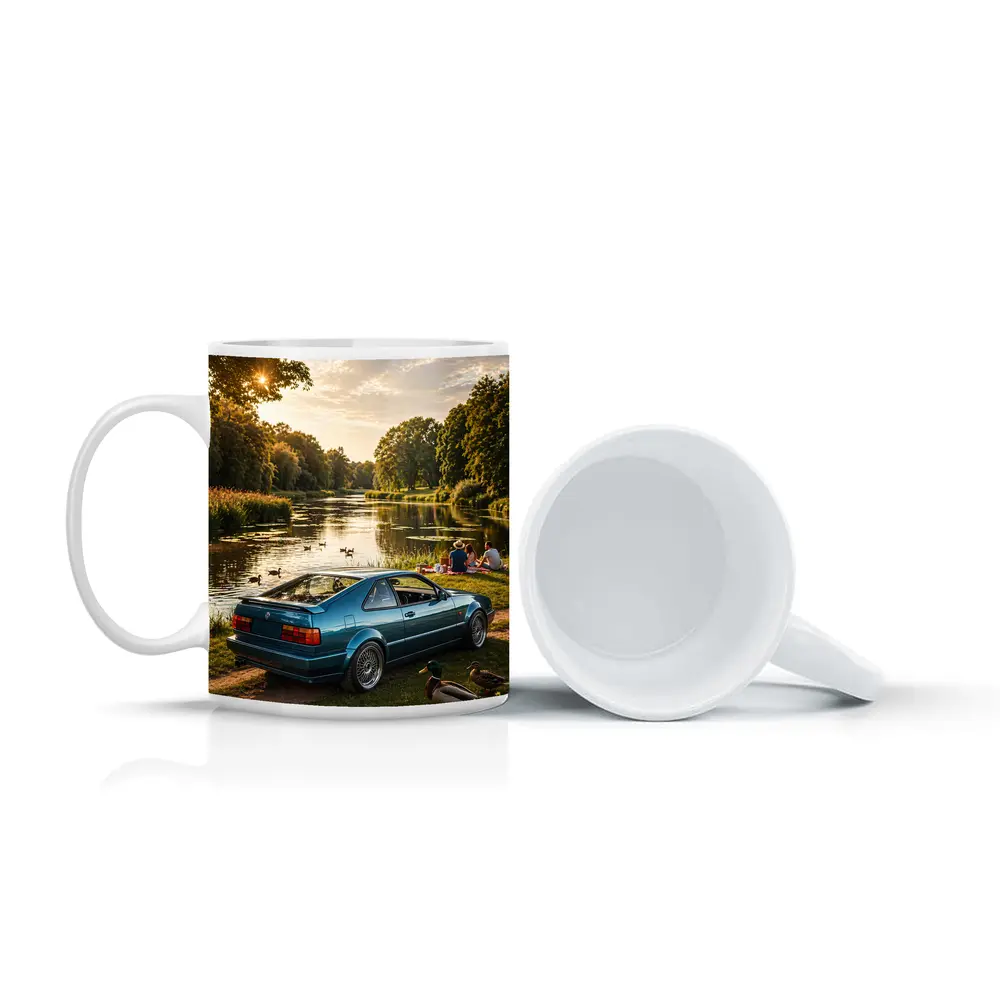 Volkswagen Corrado Blue Coupe by River – Mugs