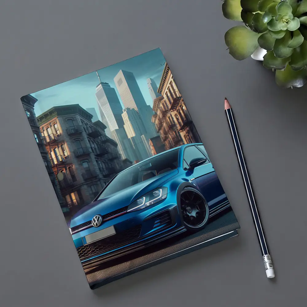 Volkswagen Golf GTI Blue City Street – Notebooks