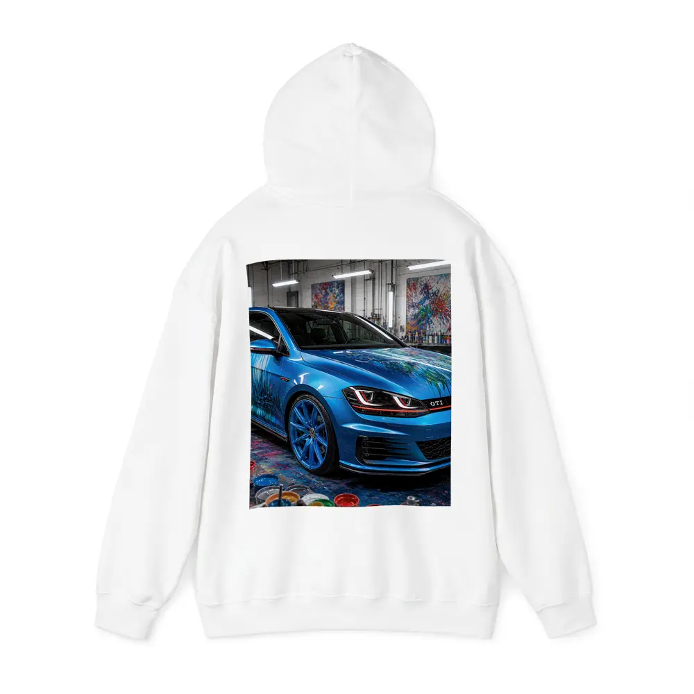 Volkswagen Golf GTI Blue Art Studio – Hoodies