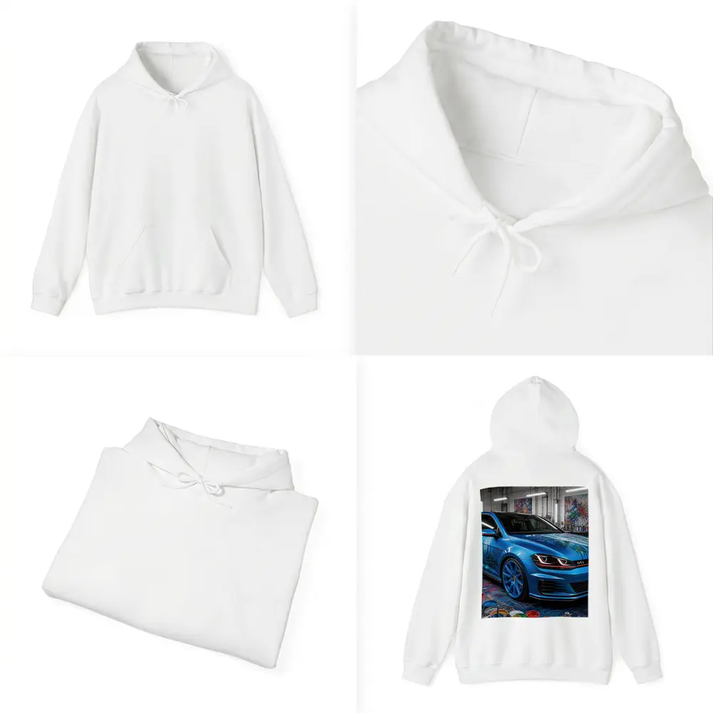 Volkswagen Golf GTI Blue Art Studio – Hoodies