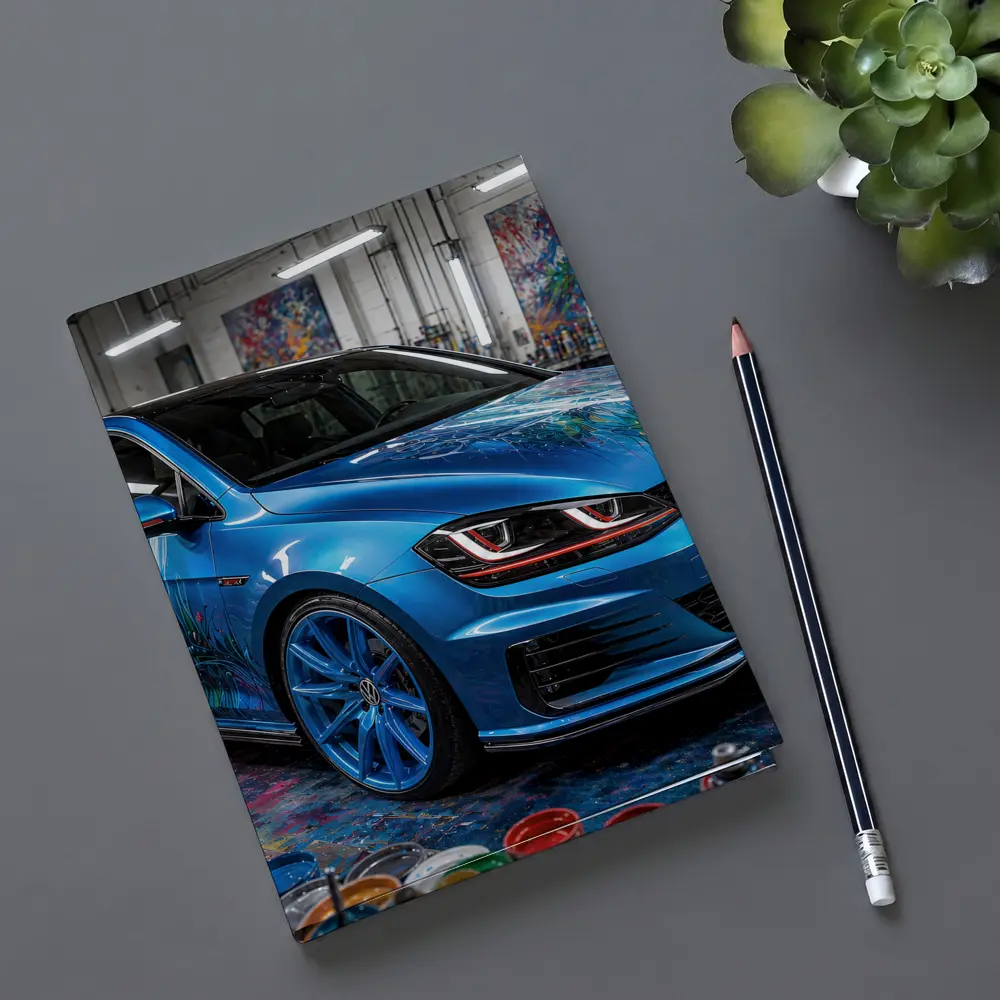 Volkswagen Golf GTI Blue Art Studio – Notebooks