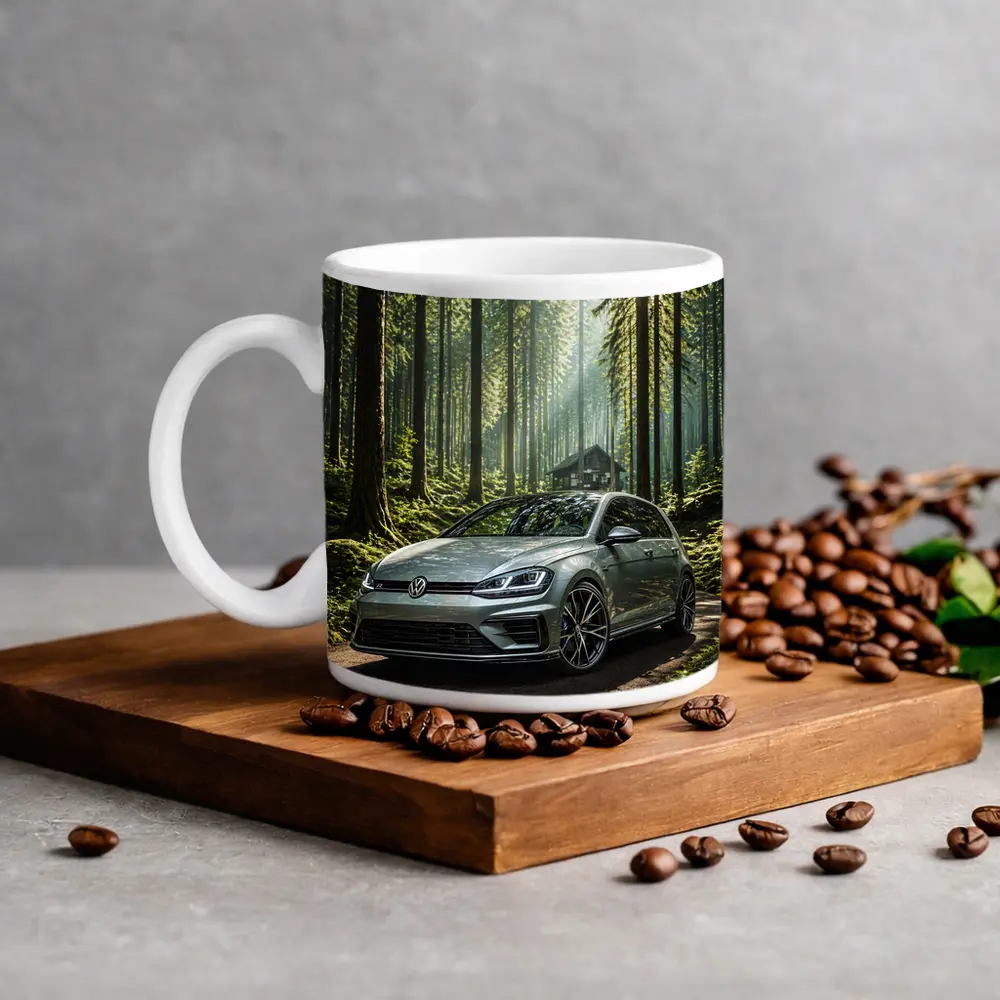 Volkswagen Golf R Forest Sunlight Setting – Mugs