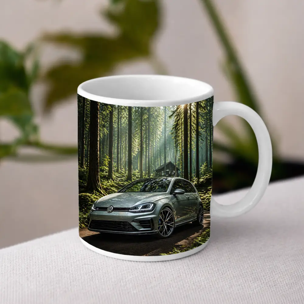 Volkswagen Golf R Forest Sunlight Setting – Mugs