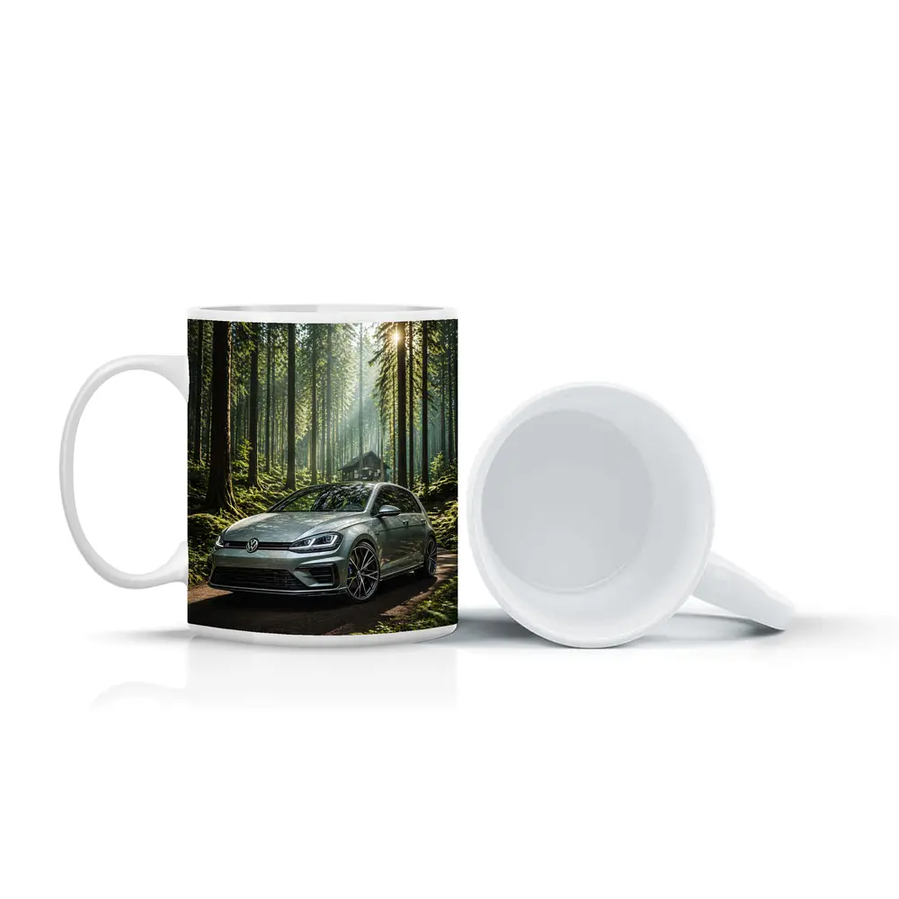 Volkswagen Golf R Forest Sunlight Setting – Mugs