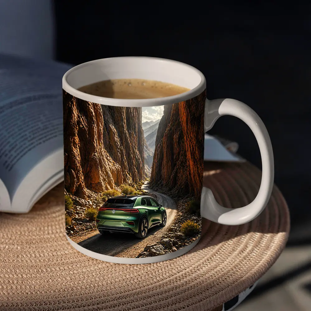 Volkswagen ID4 Green SUV Canyon Road – Mugs