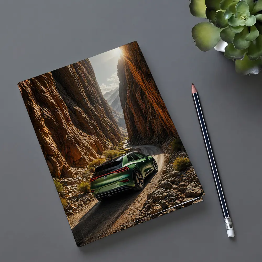 Volkswagen ID4 Green SUV Canyon Road – Notebooks