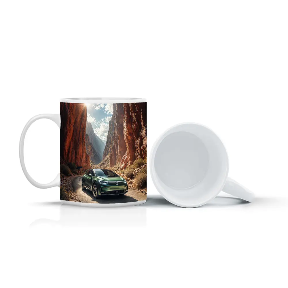 Volkswagen ID4 Green SUV Canyon Road – Mugs
