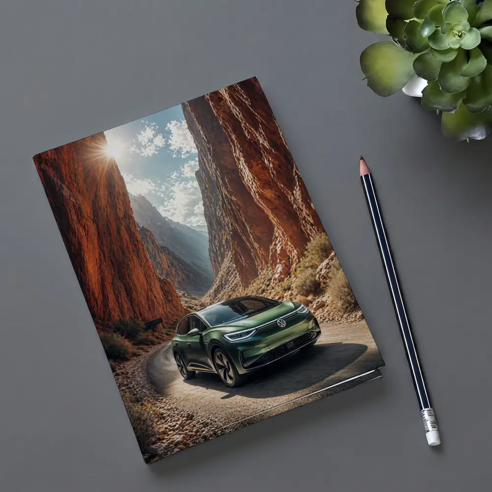 Volkswagen ID4 Green SUV Canyon Road – Notebooks