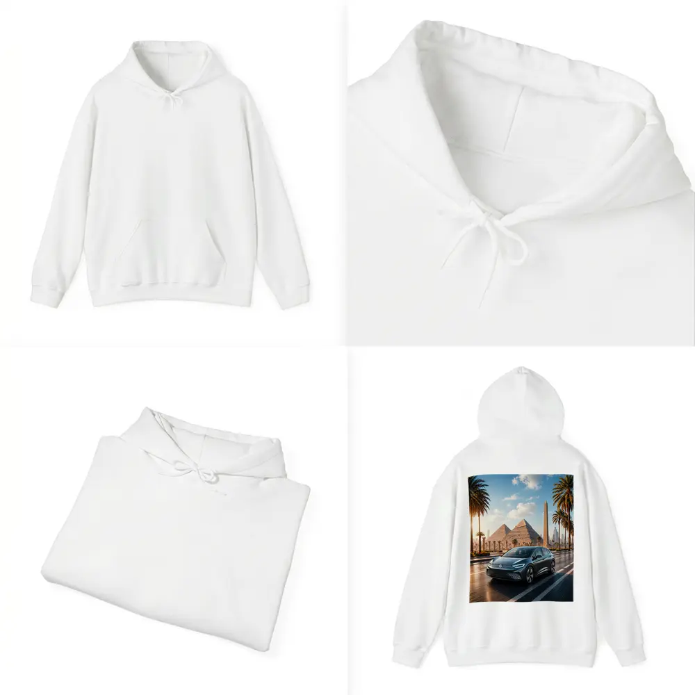 Volkswagen ID4 Electric SUV Egypt Pyramids – Hoodies