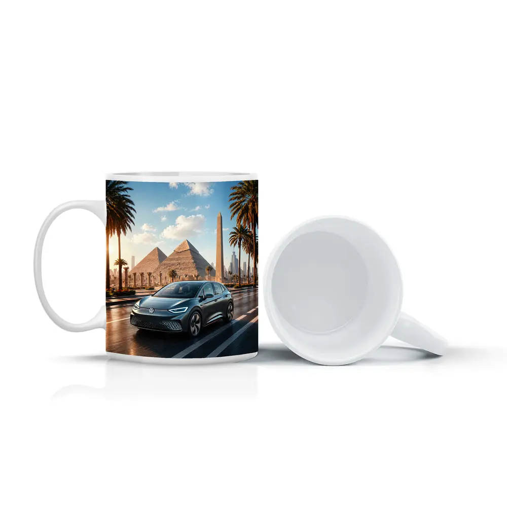 Volkswagen ID4 Electric SUV Egypt Pyramids – Mugs