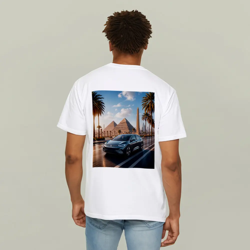 Volkswagen ID4 Electric SUV Egypt Pyramids – T-Shirts