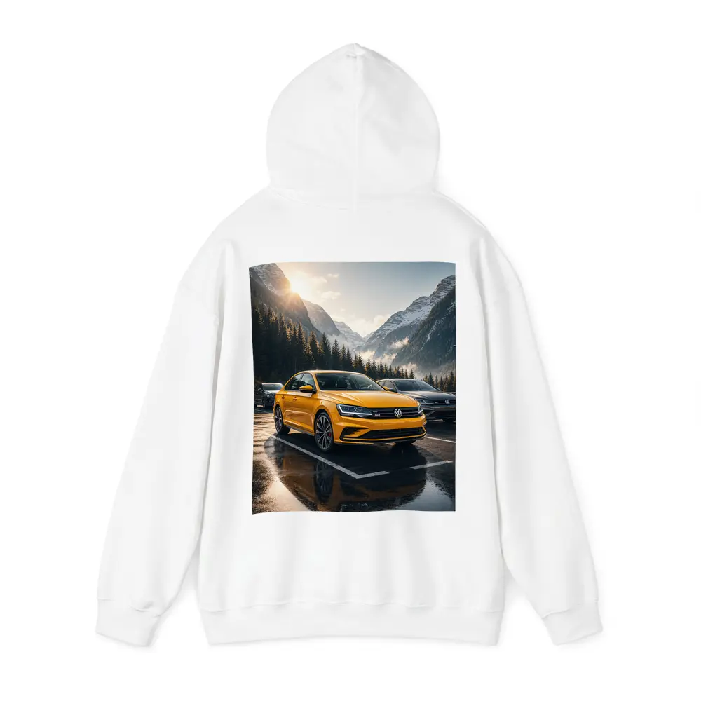 Volkswagen Jetta GLI Yellow Mountain Parking Lot – Hoodies
