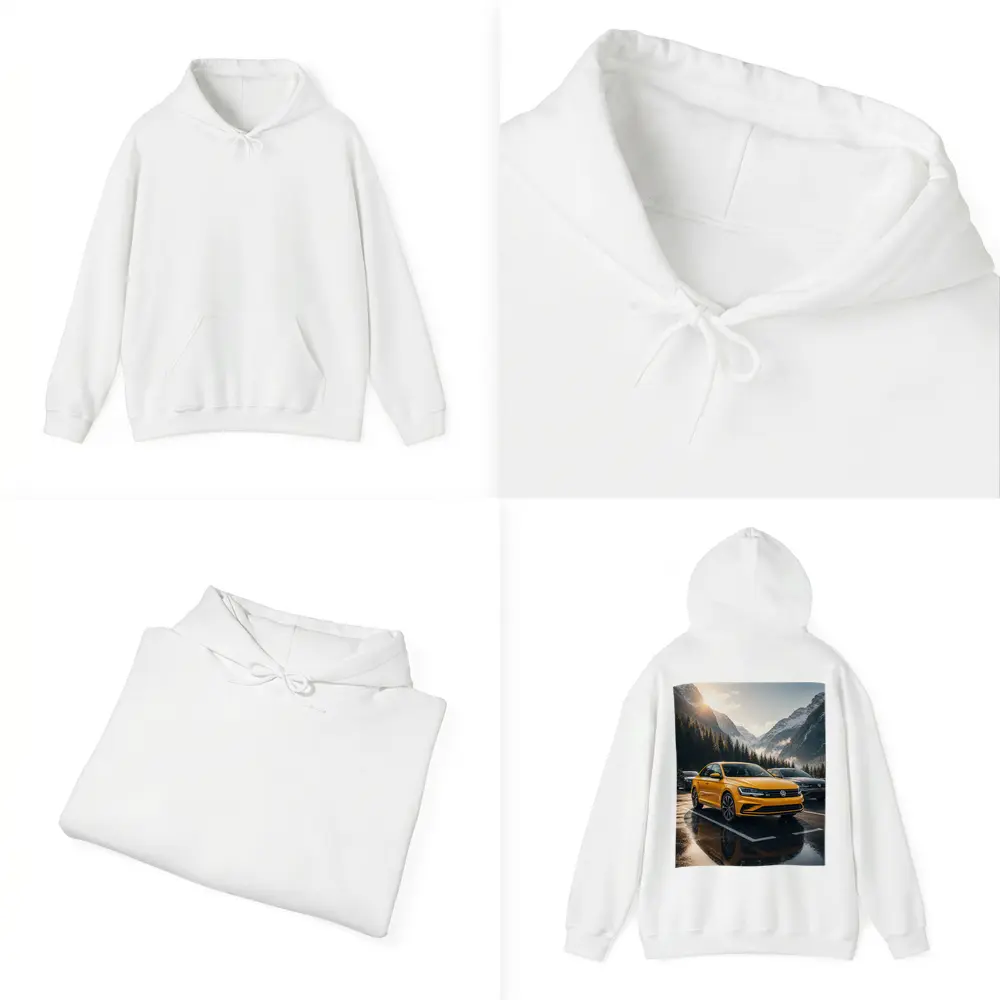 Volkswagen Jetta GLI Yellow Mountain Parking Lot – Hoodies