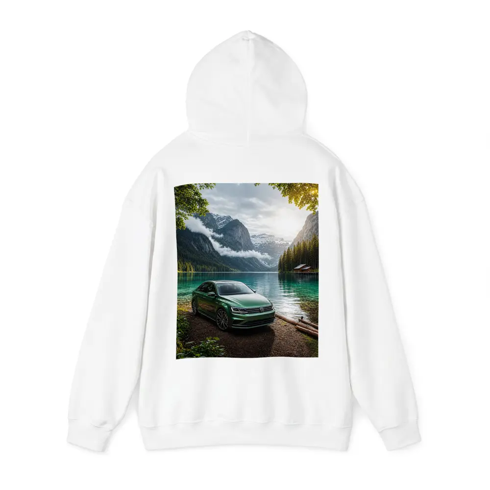 Volkswagen Jetta Green Sedan Alpine Lake – Hoodies