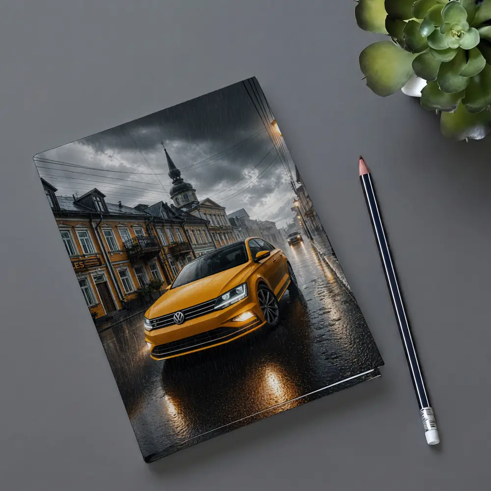 Volkswagen Jetta GLI Rainy City Street – Notebooks