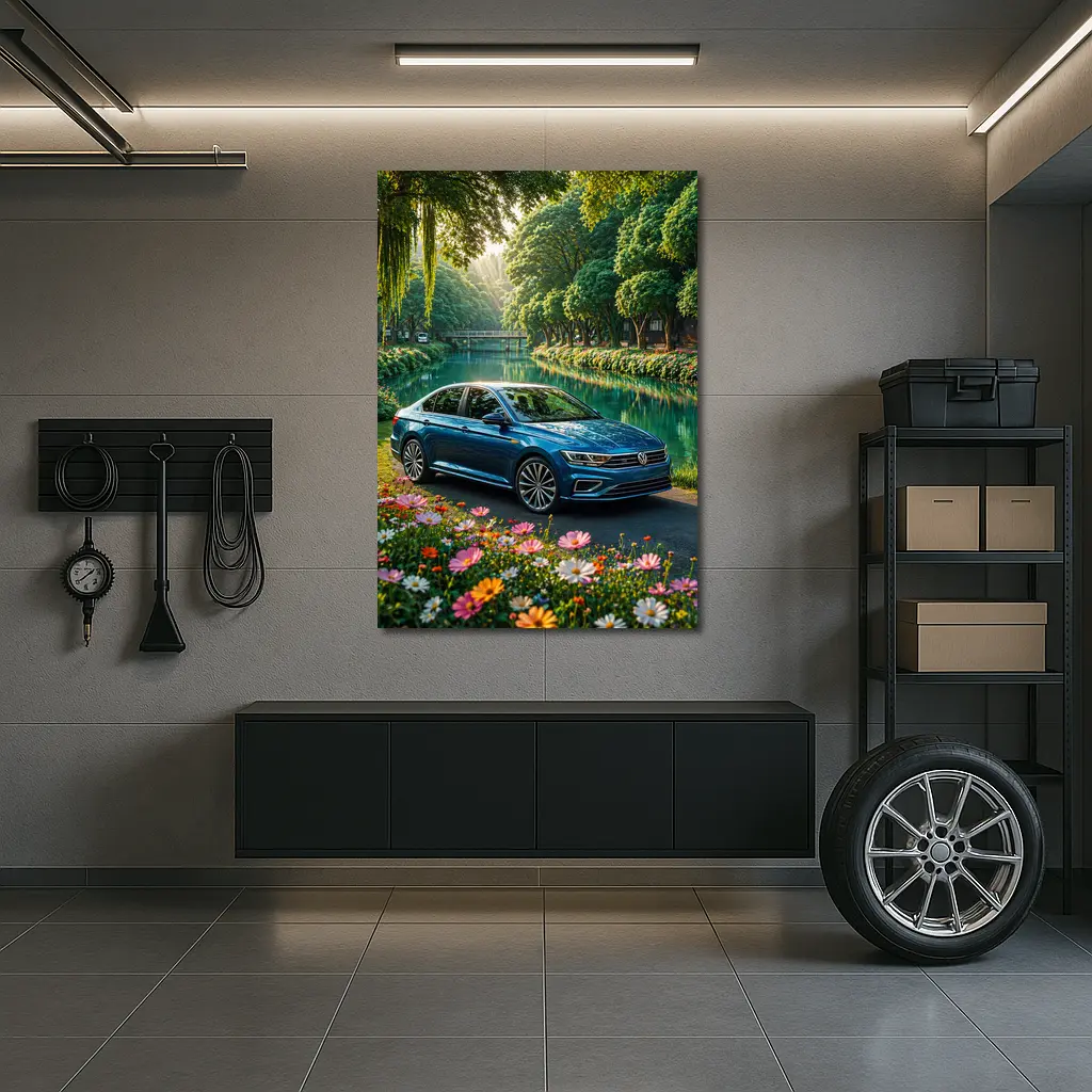 Volkswagen Jetta Sedan by Green River – Wall Art