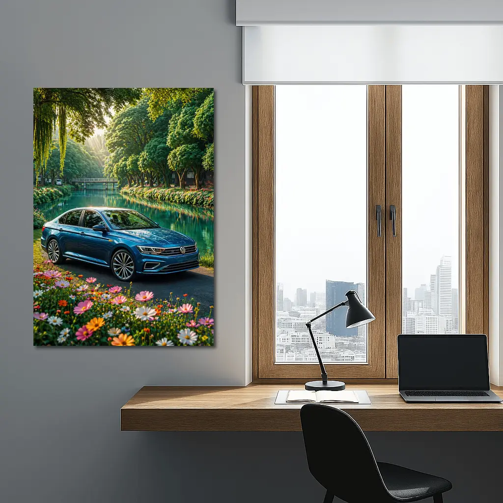 Volkswagen Jetta Sedan by Green River – Wall Art