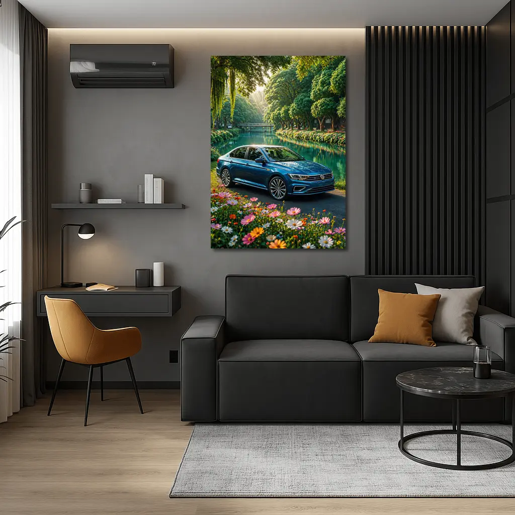 Volkswagen Jetta Sedan by Green River – Wall Art