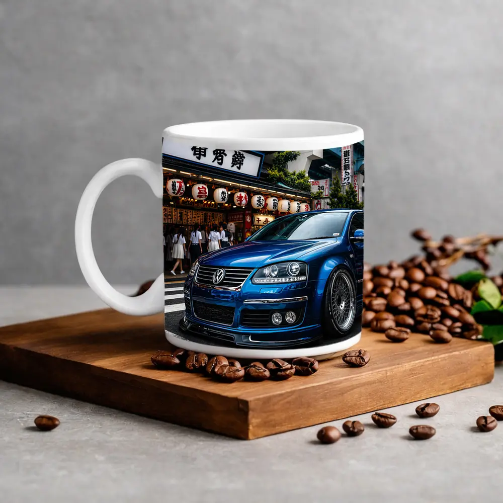 Volkswagen Passat Blue Streets of Tokyo – Mugs