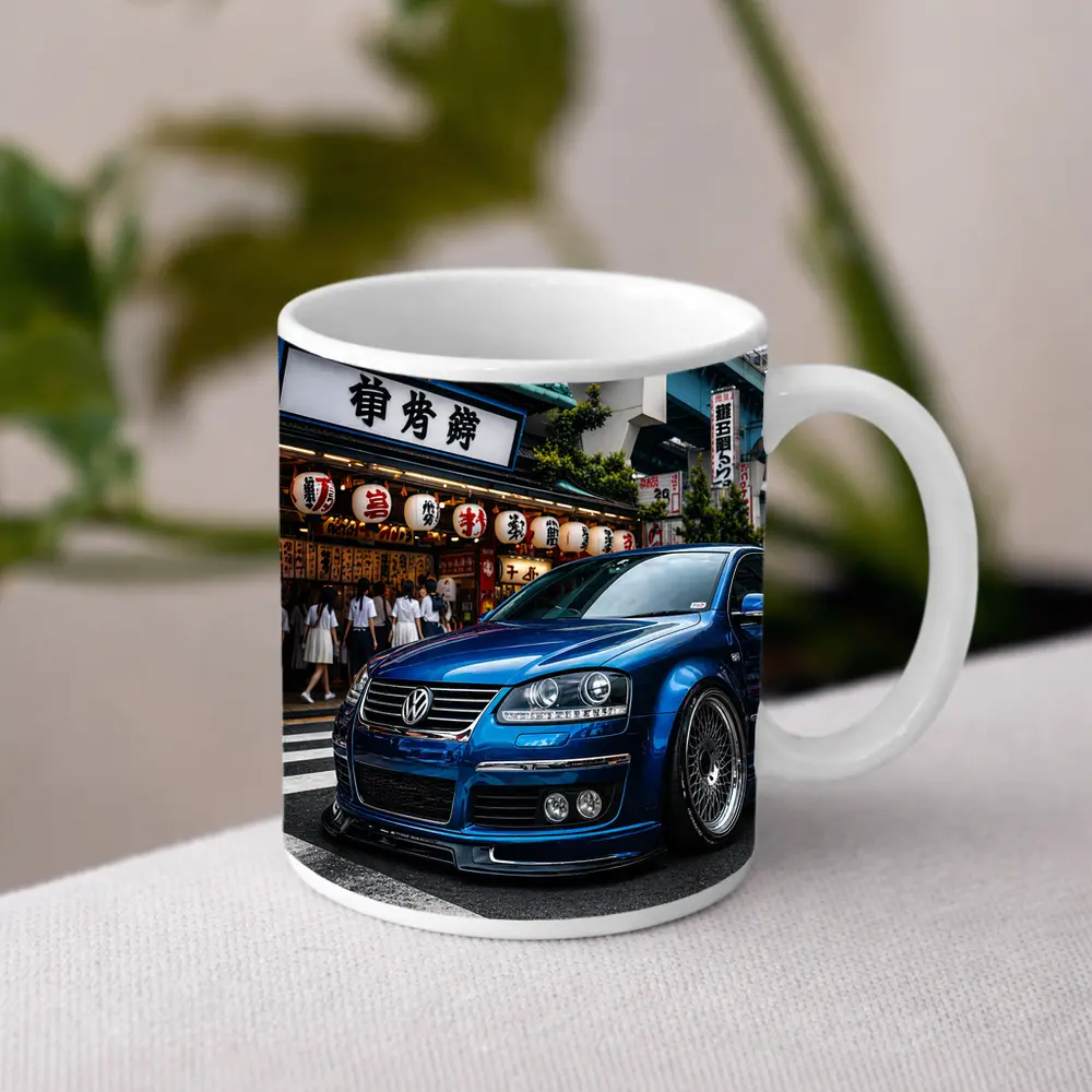 Volkswagen Passat Blue Streets of Tokyo – Mugs