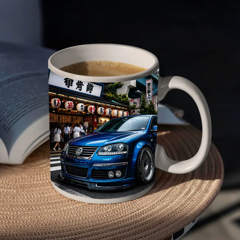 Volkswagen Passat Blue Streets of Tokyo – Mugs