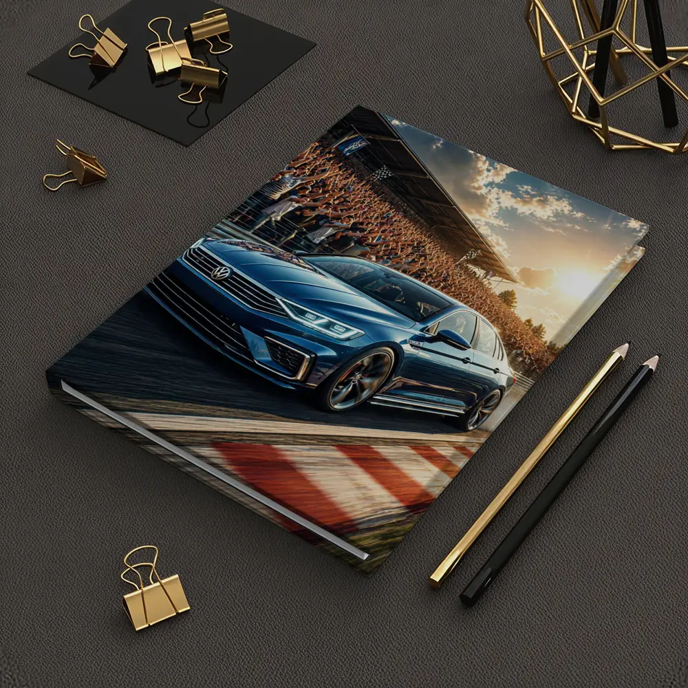 Volkswagen Passat Racing Circuit Cheering Crowd – Notebooks