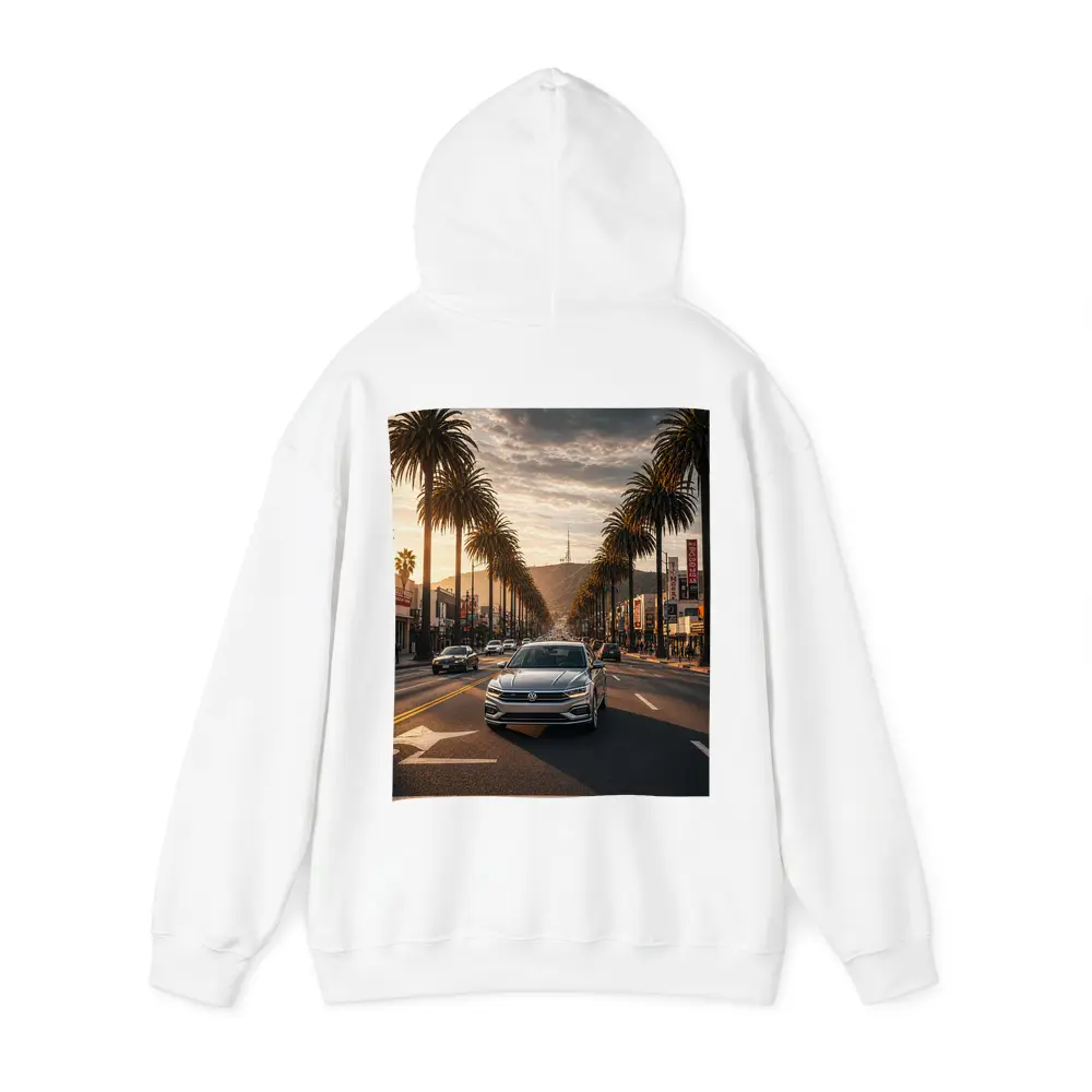 Volkswagen Passat Cruising Hollywood Boulevard Los Angeles – Hoodies