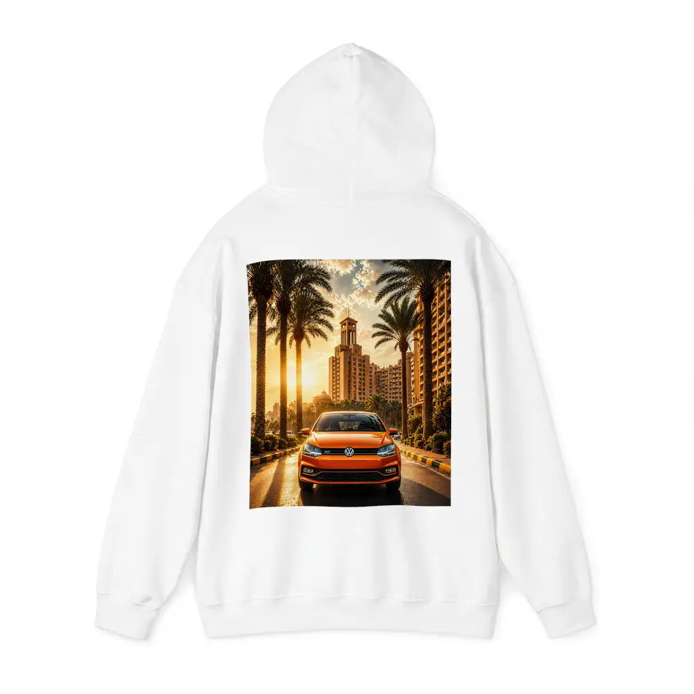 Volkswagen Polo Orange City Palm Trees – Hoodies