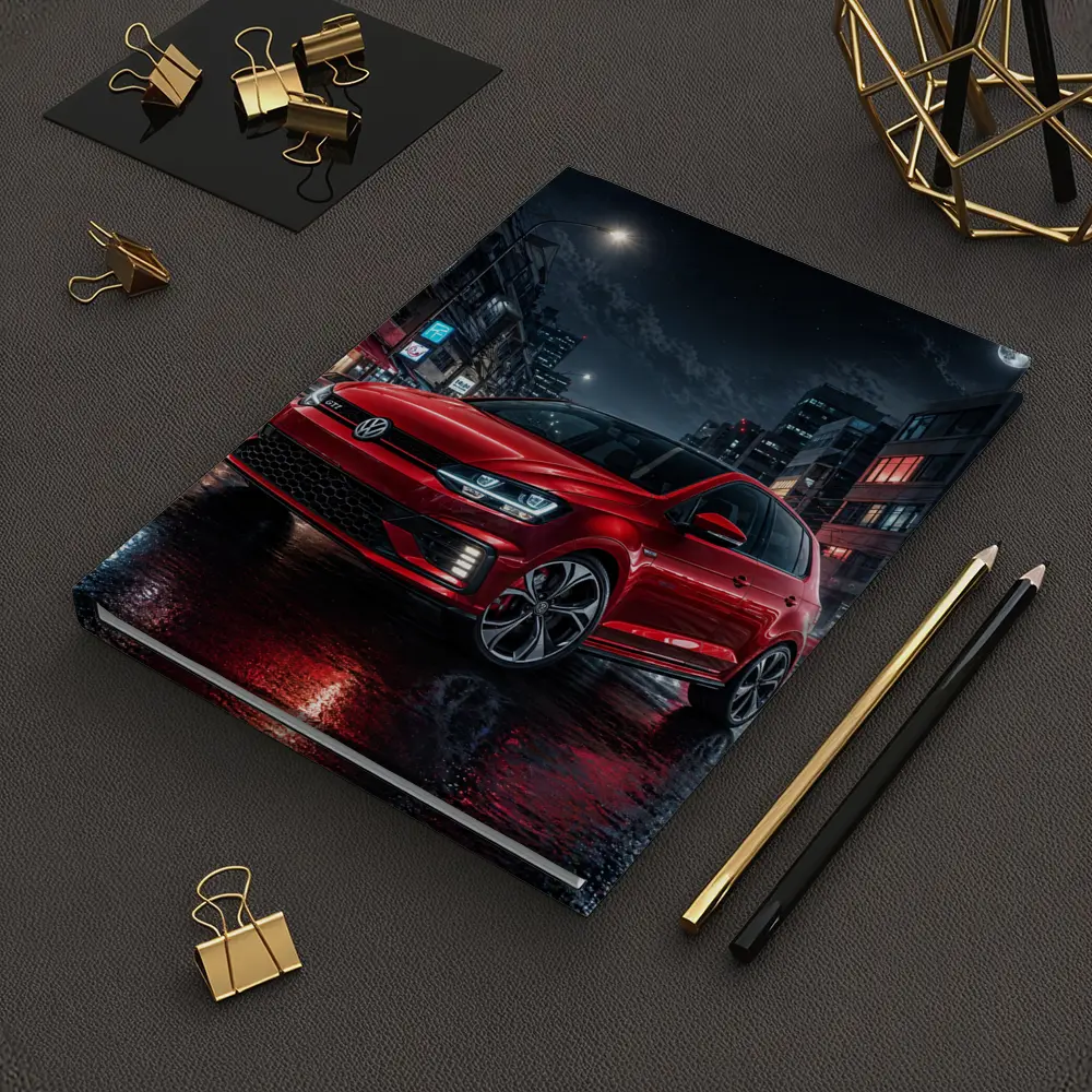 Volkswagen Polo GTI Red Night City Street – Notebooks
