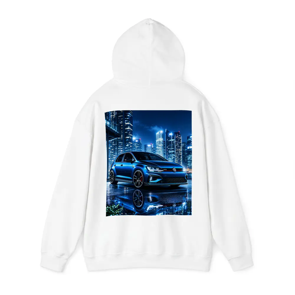 Volkswagen Golf GTI Blue City Night – Hoodies
