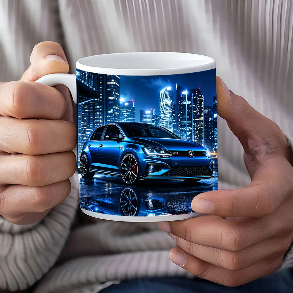 Volkswagen Golf GTI Blue City Night – Mugs