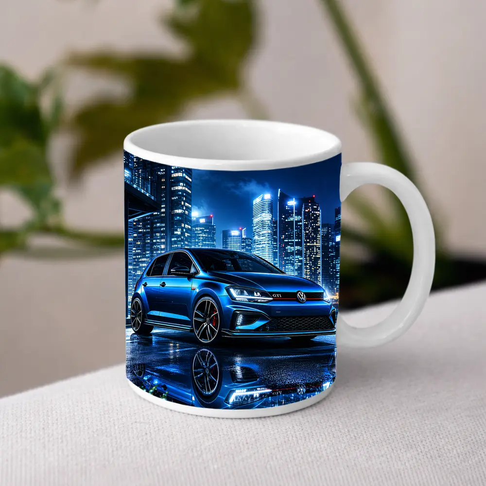 Volkswagen Golf GTI Blue City Night – Mugs