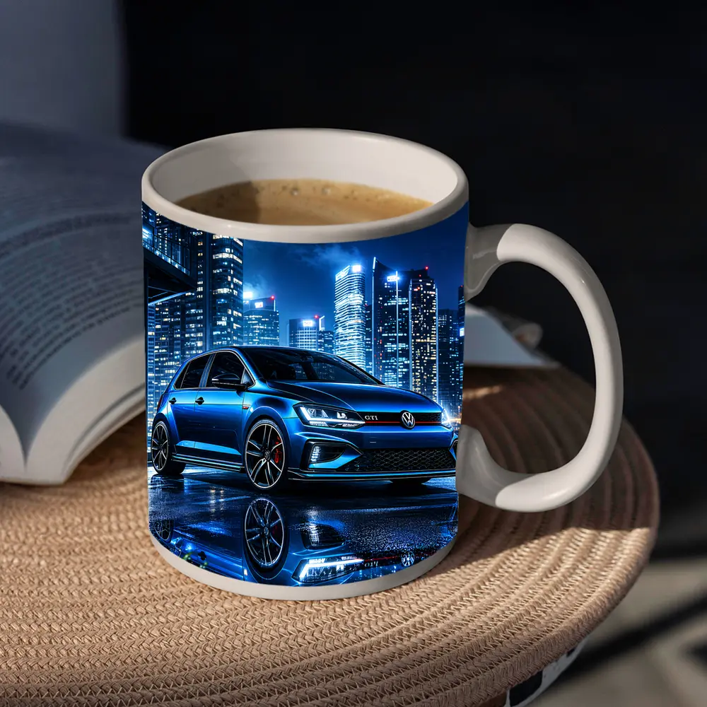 Volkswagen Golf GTI Blue City Night – Mugs