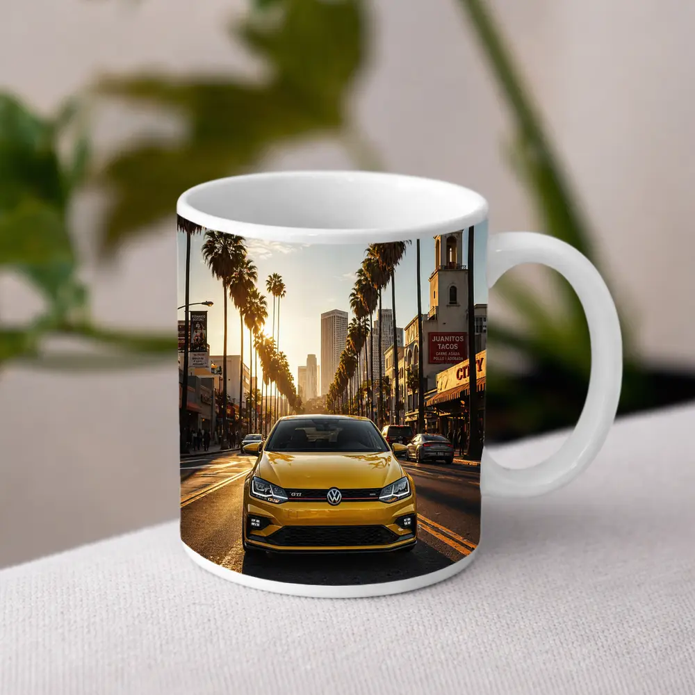 Volkswagen Polo GTI Los Angeles City Street – Mugs