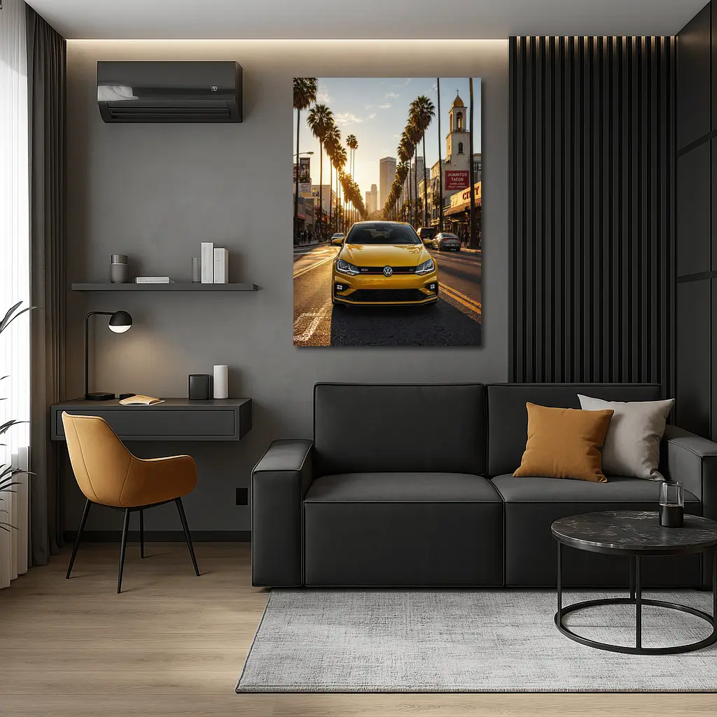 Volkswagen Polo GTI Los Angeles City Street – Wall Art