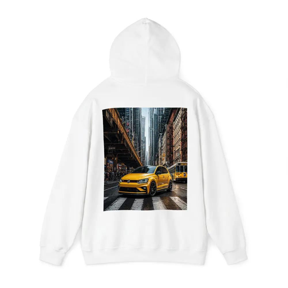 Volkswagen Golf GTI Yellow New York Street – Hoodies