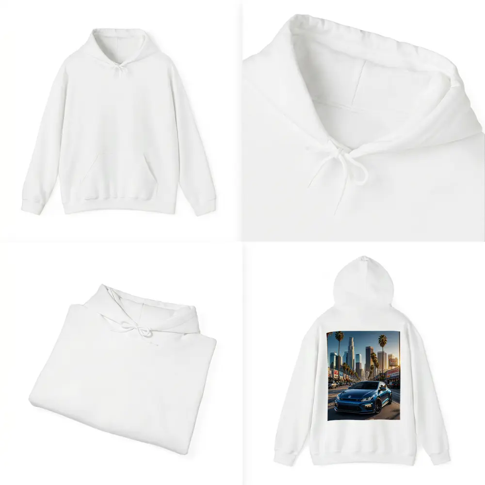 Volkswagen Scirocco R Los Angeles City Street – Hoodies